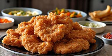 Family meal bundle with fried chicken and assorted southern sides